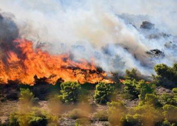 Σε ύφεση η φωτιά στην Κερατέα, αλλά με ολονύχτια επαγρύπνηση – Πού θα μείνουν όσοι εγκατέλειψαν τα σπίτια τους