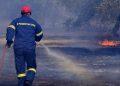 Φωτιά στην Αίγινα κοντά σε κατοικημένη περιοχή