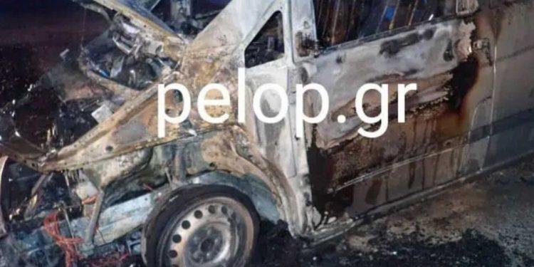 Πάτρα: «Πάγωσε» ο επιχειρηματίας όταν είδε σε βίντεο ποιος του έκαψε το βανάκι της εταιρείας του