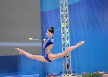 Για πρώτη φορά τρία μετάλλια σε Παγκόσμιο Κύπελλο η ελληνική ρυθμική γυμναστική – Δείτε φωτογραφίες.