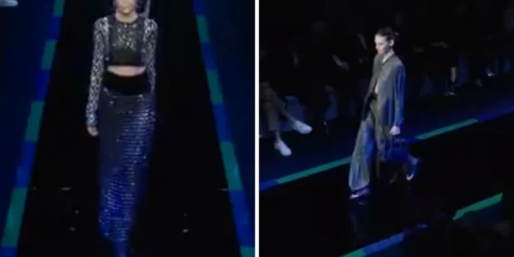 Το μήνυμα Αρμάνι για τον πόλεμο στην Ουκρανία: Τα μοντέλα του κάνουν πασαρέλα στη σιωπή.