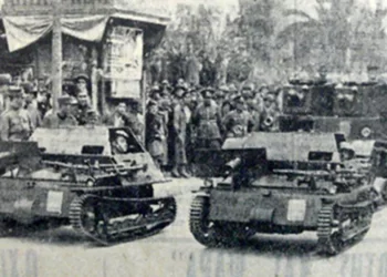 Μια φτωχή γειτονιά γιορτάζει την επέτειο της 25ης Μαρτίου 1821.