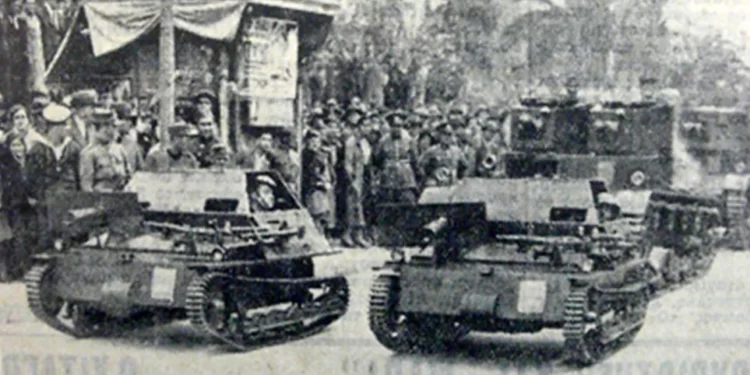 Μια φτωχή γειτονιά γιορτάζει την επέτειο της 25ης Μαρτίου 1821.