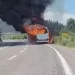 Λαμία: Φωτιά σε λεωφορείο γεμάτο προσκόπους – Απομακρύνθηκαν άμεσα