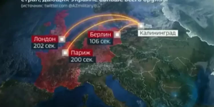 Ρωσία: Μία επίθεση με πυρηνικά θα κατέστρεφε Λονδίνο, Παρίσι και Βερολίνο σε δευτερόλεπτα