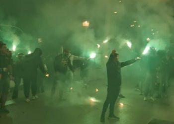 Παναθηναϊκός: Πάνω από 200 οπαδοί αποθέωσαν την ομάδα πριν από τον τελικό