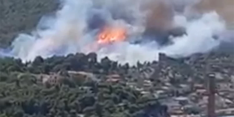 Φωτιά στο Πόρτο Γερμενό: Εντολή εκκένωσης για τον οικισμό Μύτικα – Οι πρώτες εικόνες