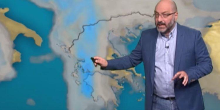 Σάκης Αρναούτογλου: Καταιγίδες και χιονοπτώσεις – Περιοχές και ημερομηνίες