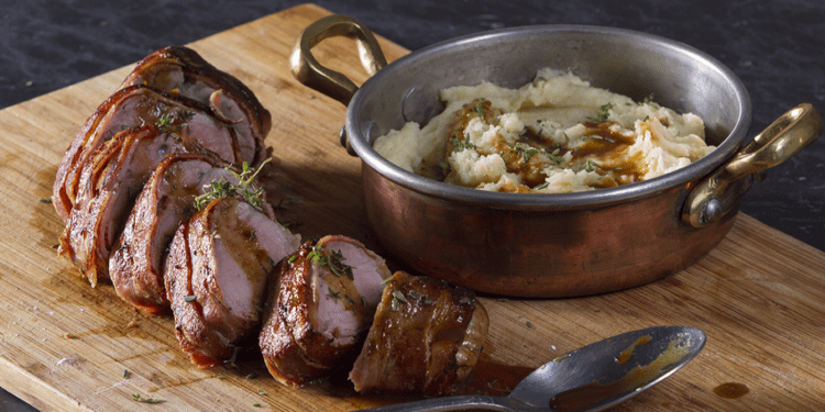 Γεύμα για δύο: Ψαρονέφρι Τυλιγμένο Με Μπέικον.