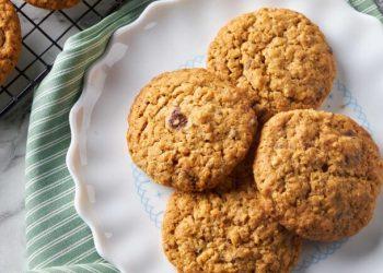 Μπισκότα βρώμης με σταγόνες σοκολάτας