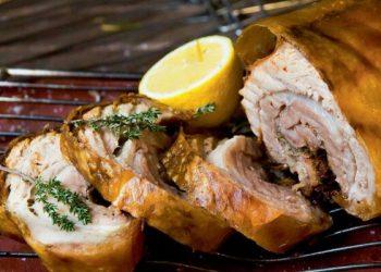 Χοιρινή πορκέτα ρολό