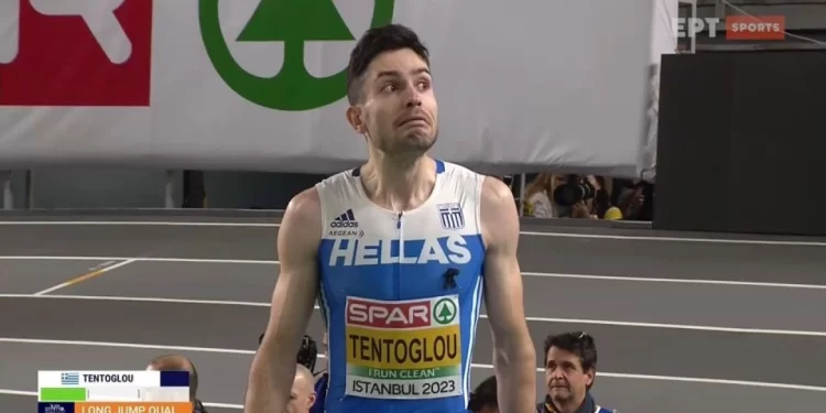 Μίλτος Τεντόγλου: Η φοβερή γκριμάτσα στον Πομάσκι μετά το πρώτο άλμα του – Δείτε βίντεο