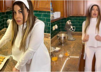 Άντζελα Δημητρίου: Φτιάχνει κουλούρια για το Πάσχα – Δείτε βίντεο