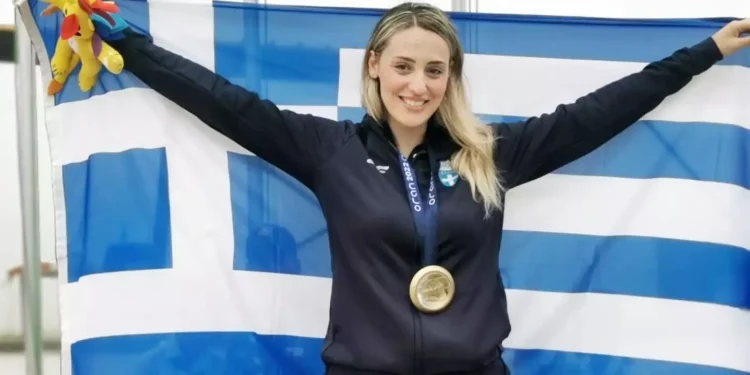 Χρυσή η Άννα Κορακάκη στο Μπακού