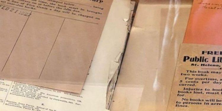 ΗΠΑ: Βιβλίο επιστράφηκε σε δημόσια βιβλιοθήκη μετά από… σχεδόν 100 χρόνια