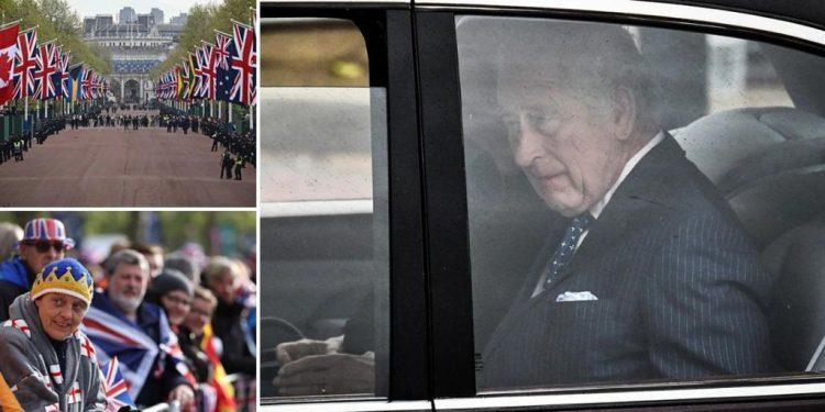 Δείτε live: Στα ανάκτορα του Μπάκιγχαμ ο βασιλιάς Κάρολος για τη στέψη