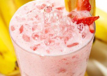 Smoothie με φράουλα και μπανάνα