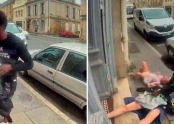 Γαλλία: Σάλος από το βίντεο με την επίθεση Αφρικανού σε 73χρονη γιαγιά και την εγγονή της