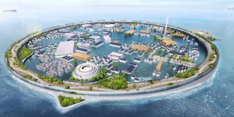 Μια πλωτή πόλη «Κιβωτός του Νώε» για 40 χιλιάδες ανθρώπους (βίντεο)