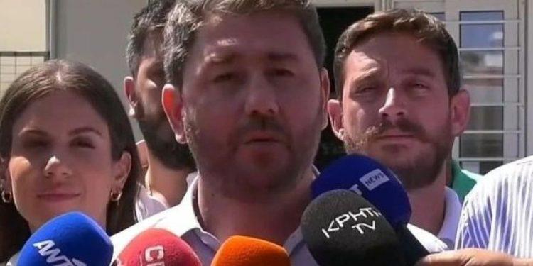 Εκλογές 2023: Στο Αρκαλοχώρι ψήφισε o Νίκος Ανδρουλάκης