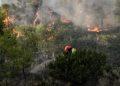 Μαίνεται το πύρινο μέτωπο στη Νάξο, μετά τη φωτιά που ξέσπασε χθες το μεσημέρι στην περιοχή Κεραμωτή
