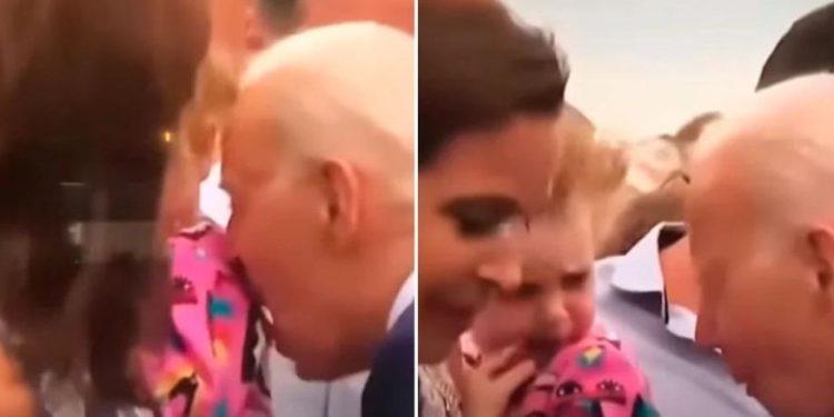 Τζο Μπάιντεν: Ανησυχητική η συμπεριφορά του – Viral το βίντεο που φιλάει και… μυρίζει μικρό κοριτσάκι