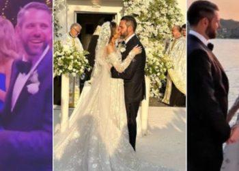 Πόρος: «Βούλιαξε» το νησί για τον γάμο του επιχειρηματία Σπύρου Σκληρού με την Ιφιγένεια Μαυροκορδάτου