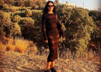 Ζενεβιέβ Μαζαρί: Κάνει διακοπές στη Λέρο