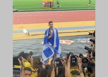 Ο Μίλτος Τεντόγλου κατακτά τον Χρυσό Παγκόσμιο Τίτλο με Άλμα στα 8.52!