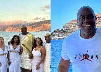 Μάτζικ Τζόνσον: Kάνει τζετ σκι στην Κεφαλονιά και αποθεώνει τις ομορφιές της Ελλάδας