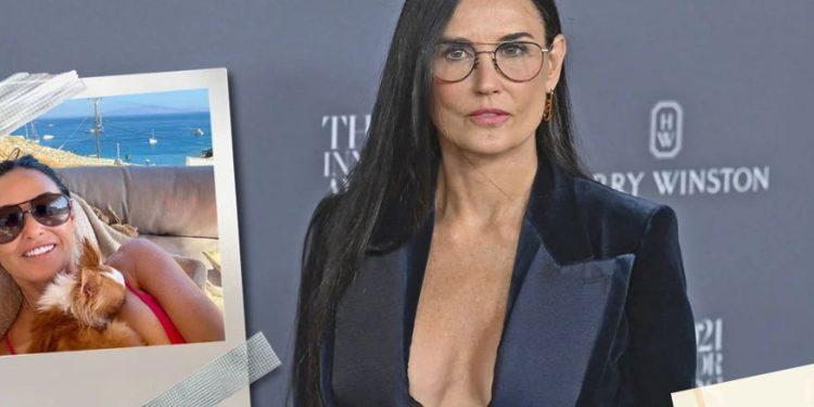 Ντέμι Μουρ: Οι πρώτες φωτογραφίες της από την Ελλάδα – «Παράδεισος» γράφει στο Instagram
