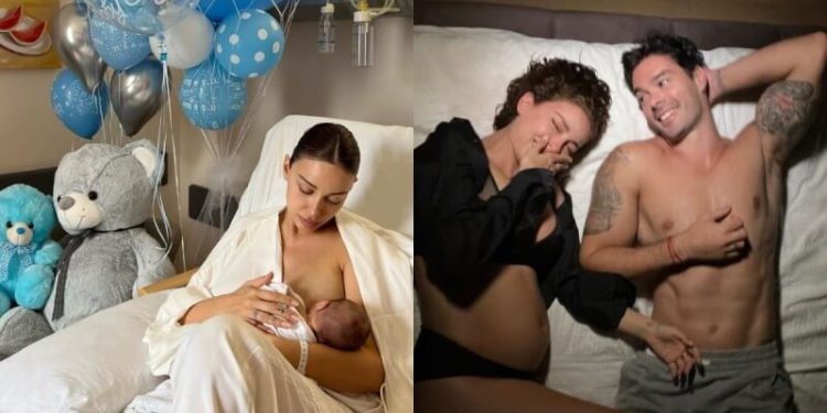 Η πρώτη ολόσωμη φωτογραφία του Μποτία junior στην αγκαλιά της Ελένης Φουρέιρα