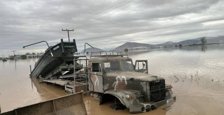 Κακοκαιρία Daniel: Φόβοι για υπερχείλιση του Πηνειού