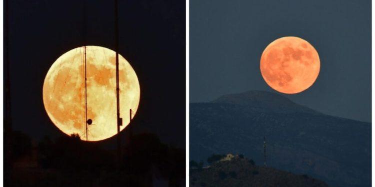 Πανσέληνος: Το «Φεγγάρι του Κυνηγού» γέμισε τον ουρανό σε όλο τον κόσμο