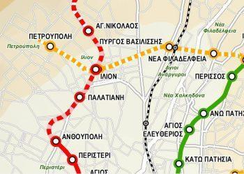 Μετρό Αθήνας: που θα κατασκευαστούν οι σταθμοί στην επέκταση προς Ίλιον – Σε εξέλιξη ο διαγωνισμός