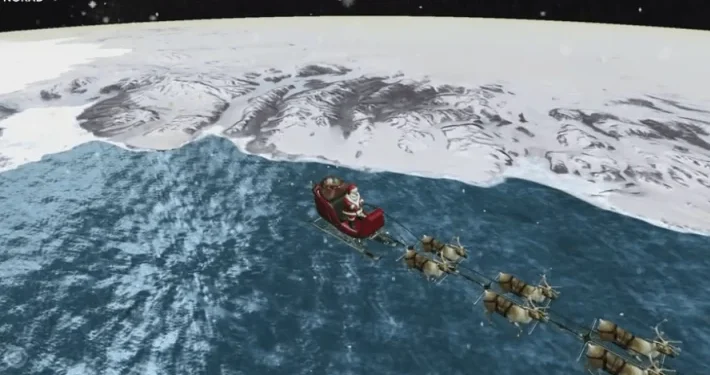 Πού είναι τώρα ο Άγιος Βασίλης: Live το ταξίδι του σε κάθε γωνιά του πλανήτη