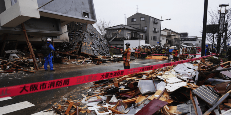 Νέος, ισχυρός σεισμός 6 Ρίχτερ στην Ιαπωνία