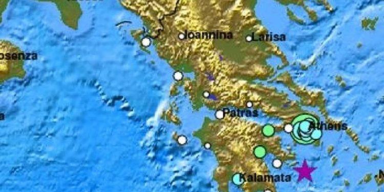 Σεισμός αισθητός στην Αθήνα