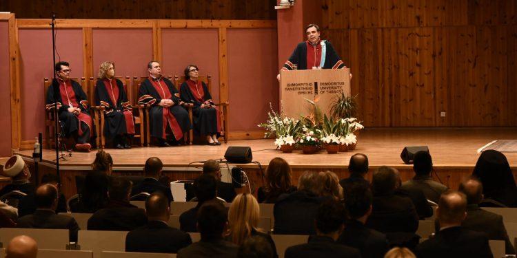 Επίτιμος διδάκτορας του Δημοκρίτειου Πανεπιστημίου Θράκης ο Μ. Σχοινάς