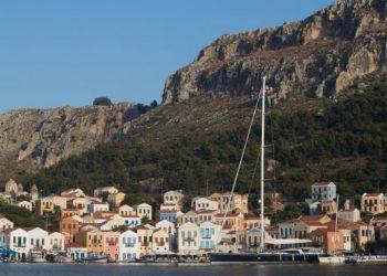 Το Καστελόριζο. (EUROKINISSI/ΓΡΑΦΕΙΟ ΤΥΠΟΥ ΝΔ/ΔΗΜΗΤΡΗΣ ΠΑΠΑΜΗΤΣΟΣ)