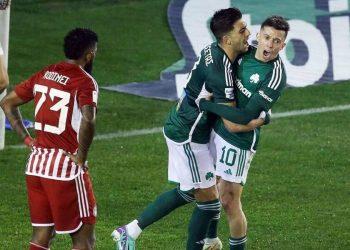 Παναθηναϊκός – Ολυμπιακός 2-0: Τον «καθάρισε» με Μπερνάρ και Γερεμέγεφ κι έκανε σεφτέ στα ντέρμπι