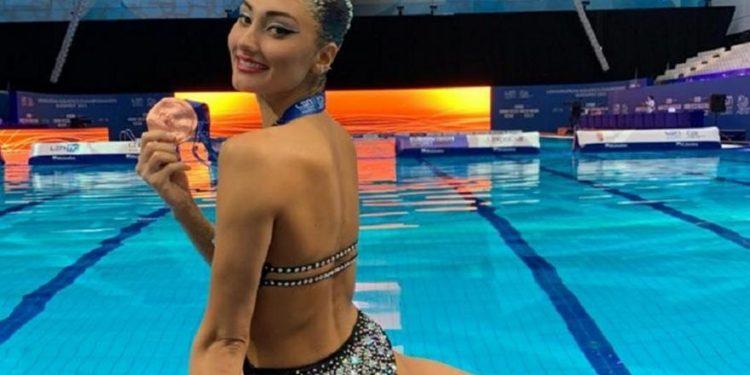 Το δεύτερο μετάλλιό της στο Παγκόσμιο Πρωτάθλημα υγρού στίβου της Ντόχα πανηγύρισε η Ευαγγελία Πλατανιώτη