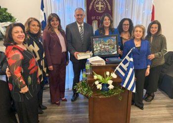 Ο Θεοδωρικάκος στην Λακωνική Αδελφότητα του Μόντρεαλ