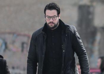 Ο Μάνος Δασκαλάκης στη δίκη της Ρούλας Πισπιρίγκου για το θάνατο της Τζωρτζίνας, Τρίτη 31 Ιανουαρίου 2023. (ΚΩΣΤΑΣ ΤΖΟΥΜΑΣ/EUROKINISSI)