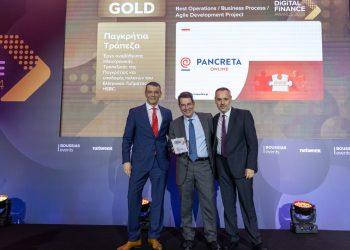 Χρυσό βραβείο για την Παγκρήτια Τράπεζα στα  Digital Finance Awards 2024