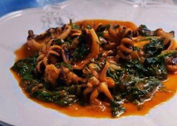 Νόστιμες Σουπιές με σπανάκι