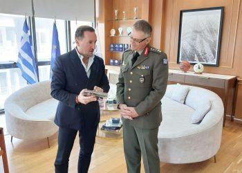Συνάντηση του δημάρχου Αλεξανδούπολης Γιάννη Ζαμπούκη με τον νέο Διοικητή της ΧΙΙ Μεραρχίας Πεζικού