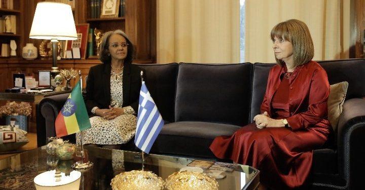 Συνάντηση ΠτΔ με την Πρόεδρο της Αιθιοπίας