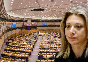 Μαρία Καρυστιανού στο Ευρωκοινοβούλιο για τα Τέμπη