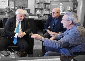 Συνάντηση του Περιφερειάρχη Γιώργου Χατζημάρκου με τον Γενικό Γραμματέα του Υπουργείου Δικαιοσύνης Πάνο Αλεξανδρή